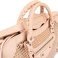 Balenciaga Stitched Checked Monogram Mesh Pink Leather City Handbag