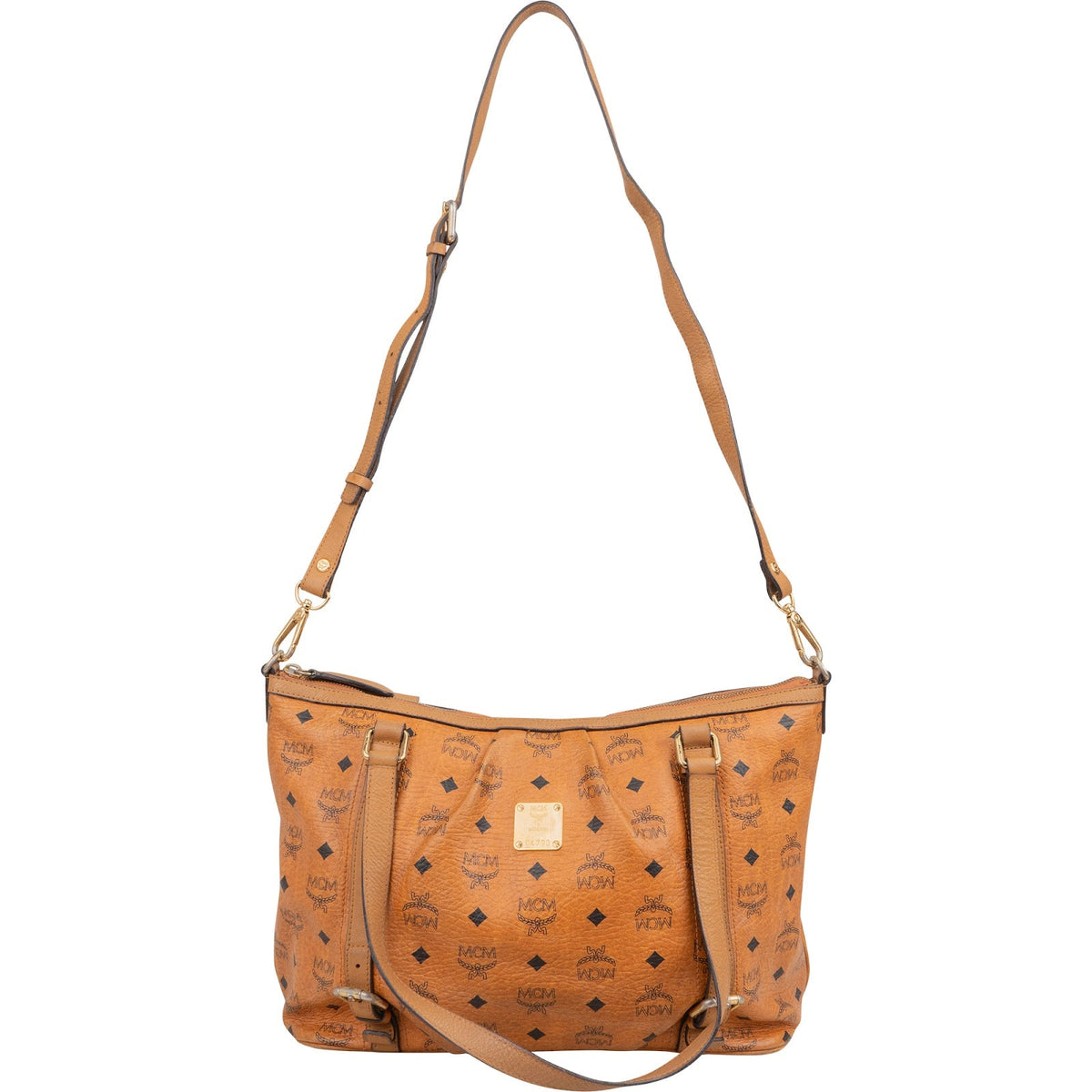 MCM Monogram Visetos Shoulder Bag