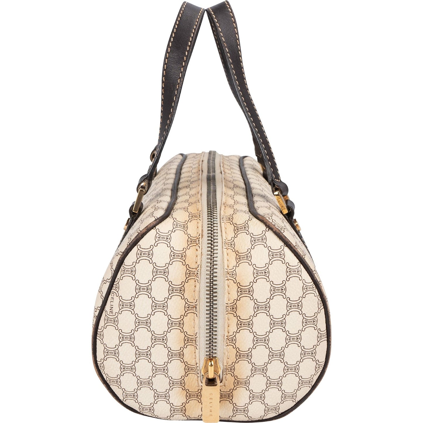 Celine Macadam Monogram Small Boston Handbag