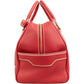Louis Vuitton Red Tobago Leather Carryall M95140 Weekender Travel Bag