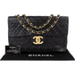 Chanel Quilted Lambskin 24K Gold Maxi Single Flap Crossbody Bag