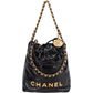 Chanel 22 Stitching Lambskin Small Drawstring Bag Handbag