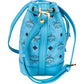 MCM Monogram Visetos Mini Drawstring Bucket Crossbody Bag
