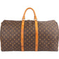 Louis Vuitton Monogram Canvas Keepall 55 Travel Bag