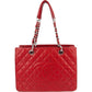 Chanel Quilted Caviar Leather Grand Shopping CC Shoulder Bag
