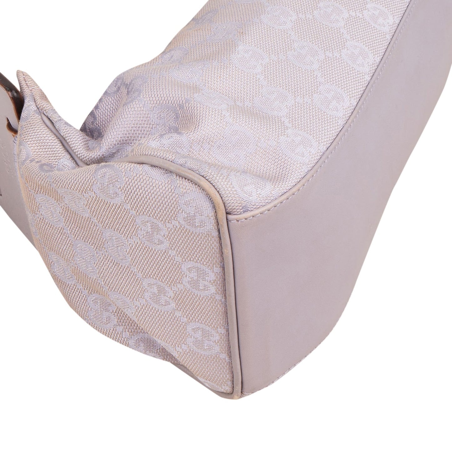 Gucci Monogram GG Canvas Baguette Shoulder Bag