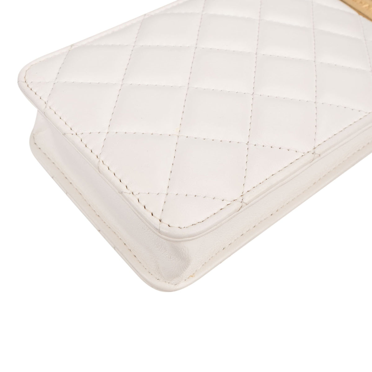 Chanel Quilted Lambskin CC in Love Phone Crossbody Bag