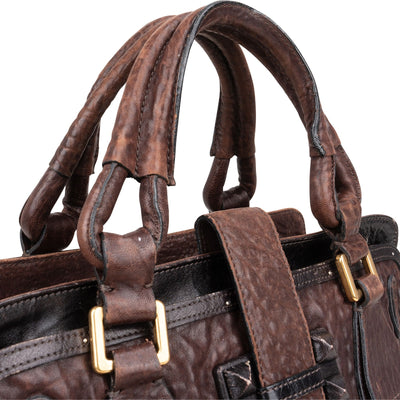 Chloé Grainded Leather Elvire Handbag