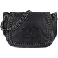 Chanel Calfskin CC Single Flap Shoulder Bag