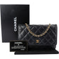 Chanel Quilted Caviar Leather Wallet On Chain Crossbody Bag