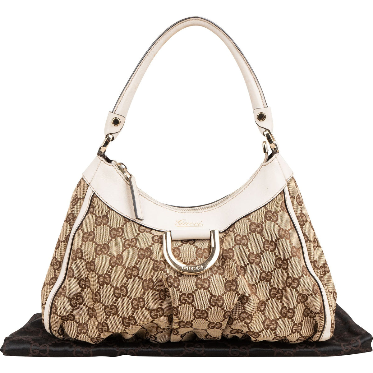 Gucci Monogram GG Canvas Abbey D-Ring Small Shoulder Bag