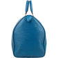 Louis Vuitton Blue Epi Leather Keepall 45 Travel Bag