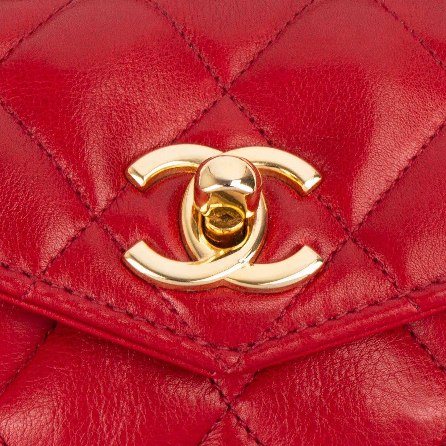 Chanel Quilted Lambskin CC Belt Crossbody Bag