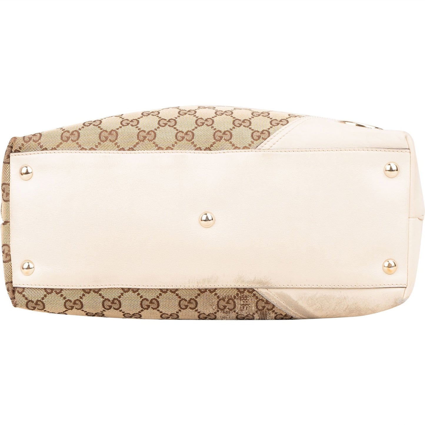 Gucci Monogram GG Canvas New Britt Tote Shoulder Bag