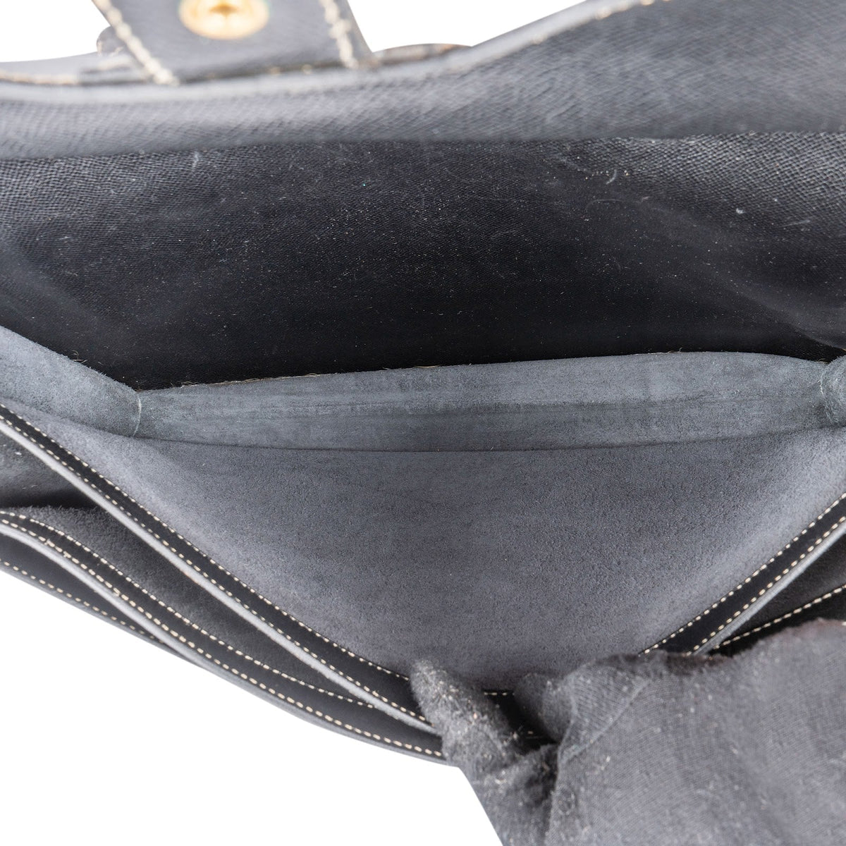 Hermès Noir Courchevel Leather Sac à Dépêches Business Handbag