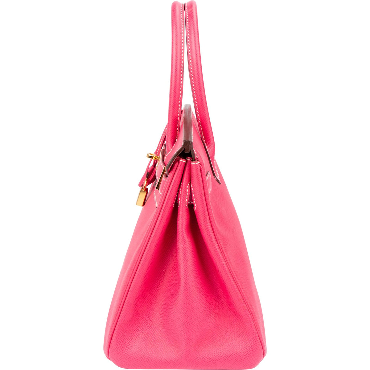 Hermès Rose Tyrien Epsom Leather Birkin 30 Handbag