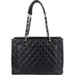 Chanel Quilted Caviar Leather Grand Shopping CC Handbag