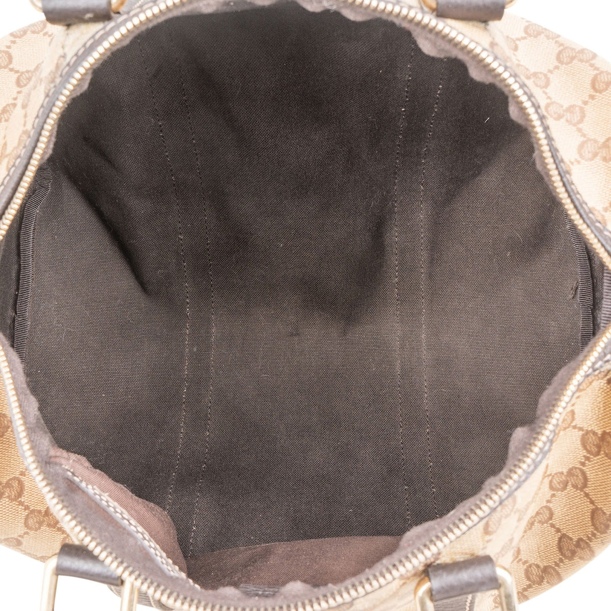Gucci Monogram GG Coated Canvas Boston Handbag