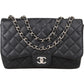 Chanel Quilted Caviar Leather Jumbo Single Flap Crossbody Bag