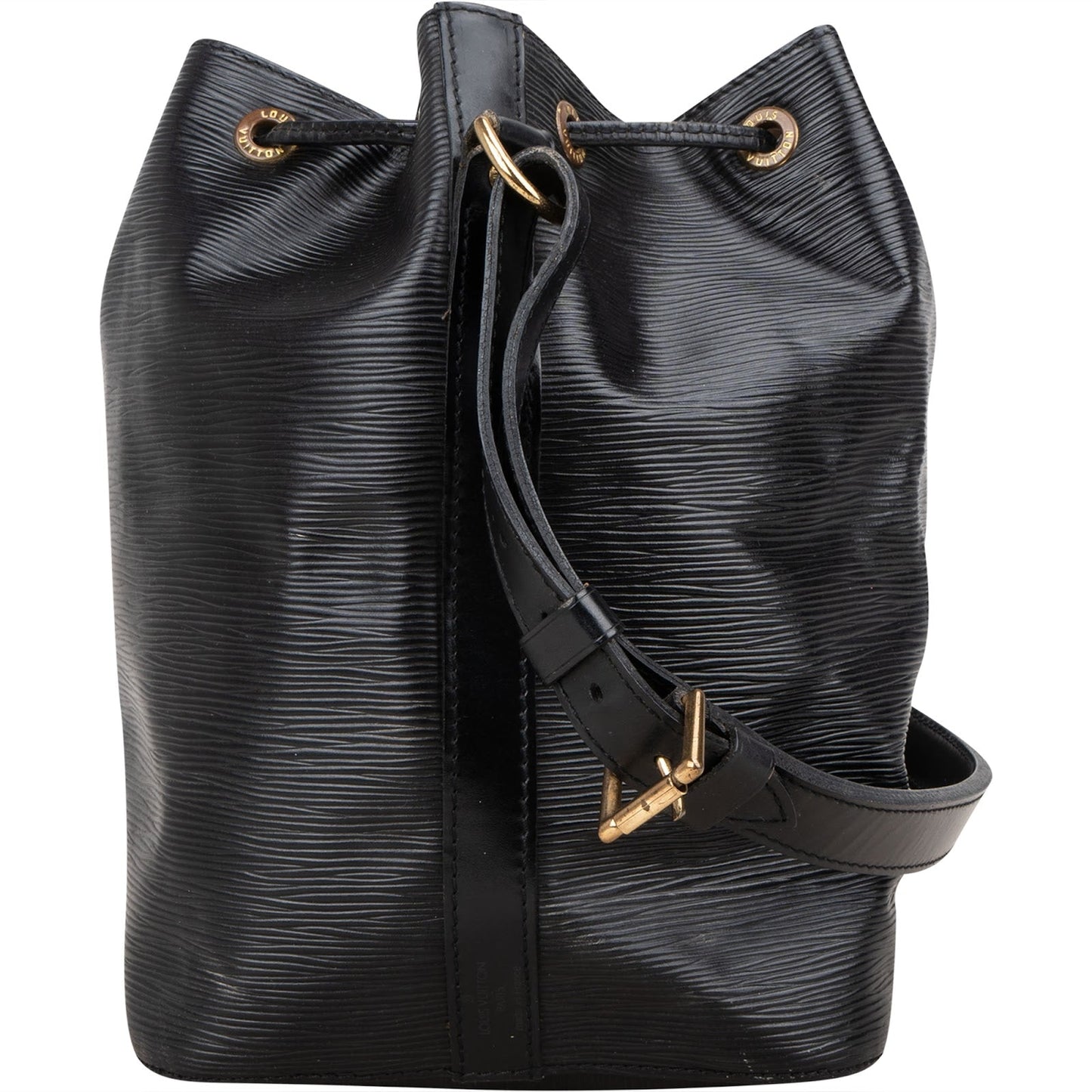 Louis Vuitton Noir Epi Leather Sac Noé Petit Shoulder Bag