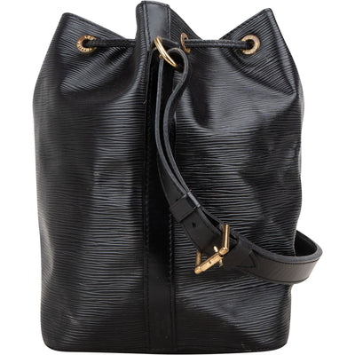 Louis Vuitton Noir Epi Leather Sac Noé Petit Shoulder Bag