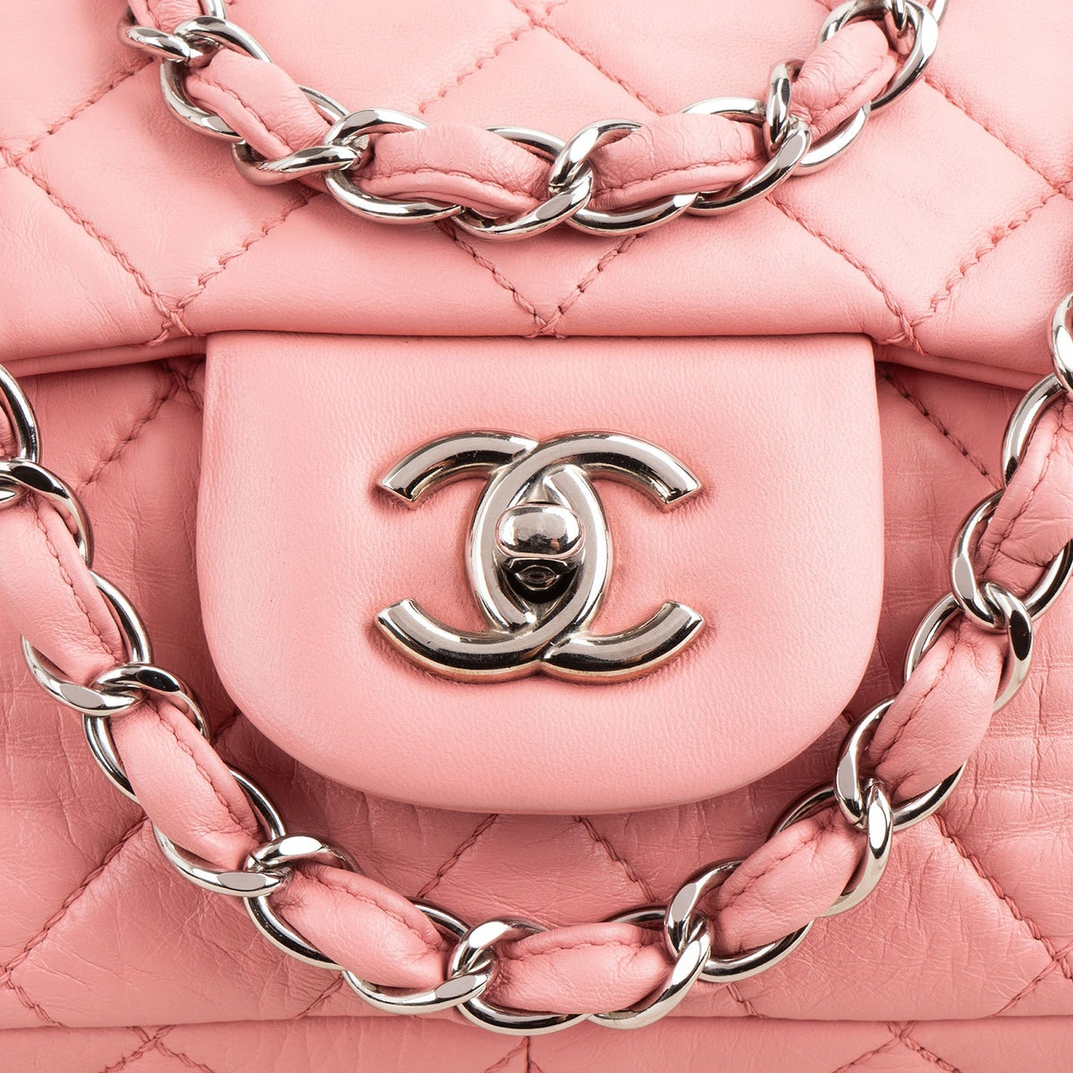 Chanel Quilted Soft Lambskin Palladium Jumbo Single Flap Crossbody Bag