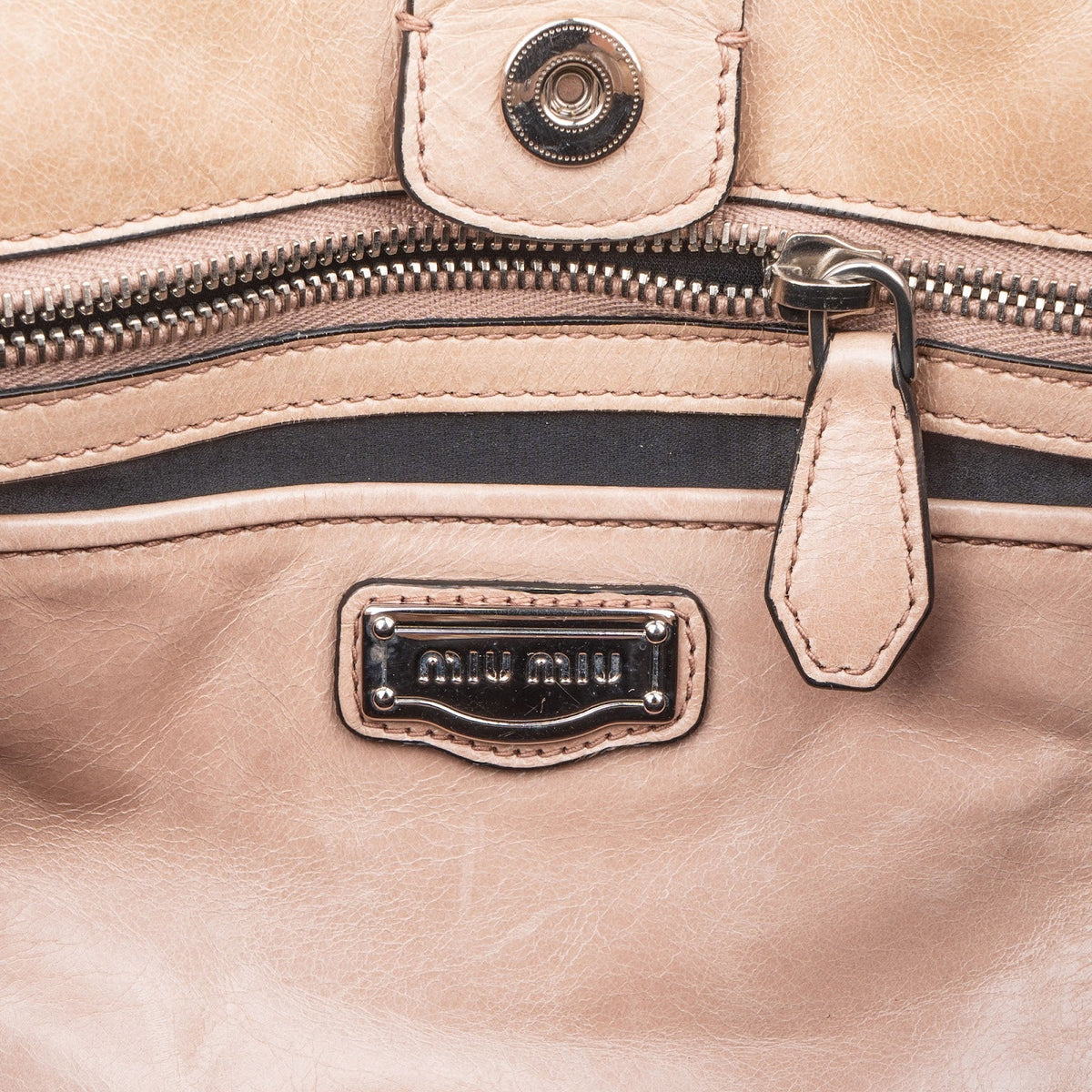 Miu Miu Vitello Lux City Handbag