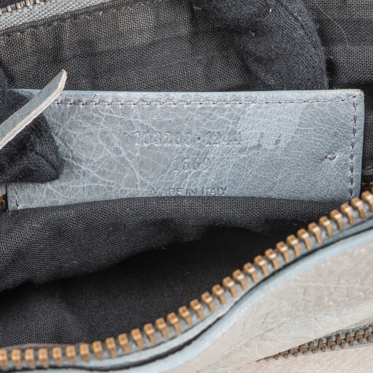 Balenciaga Grey Leather Classic City Handbag