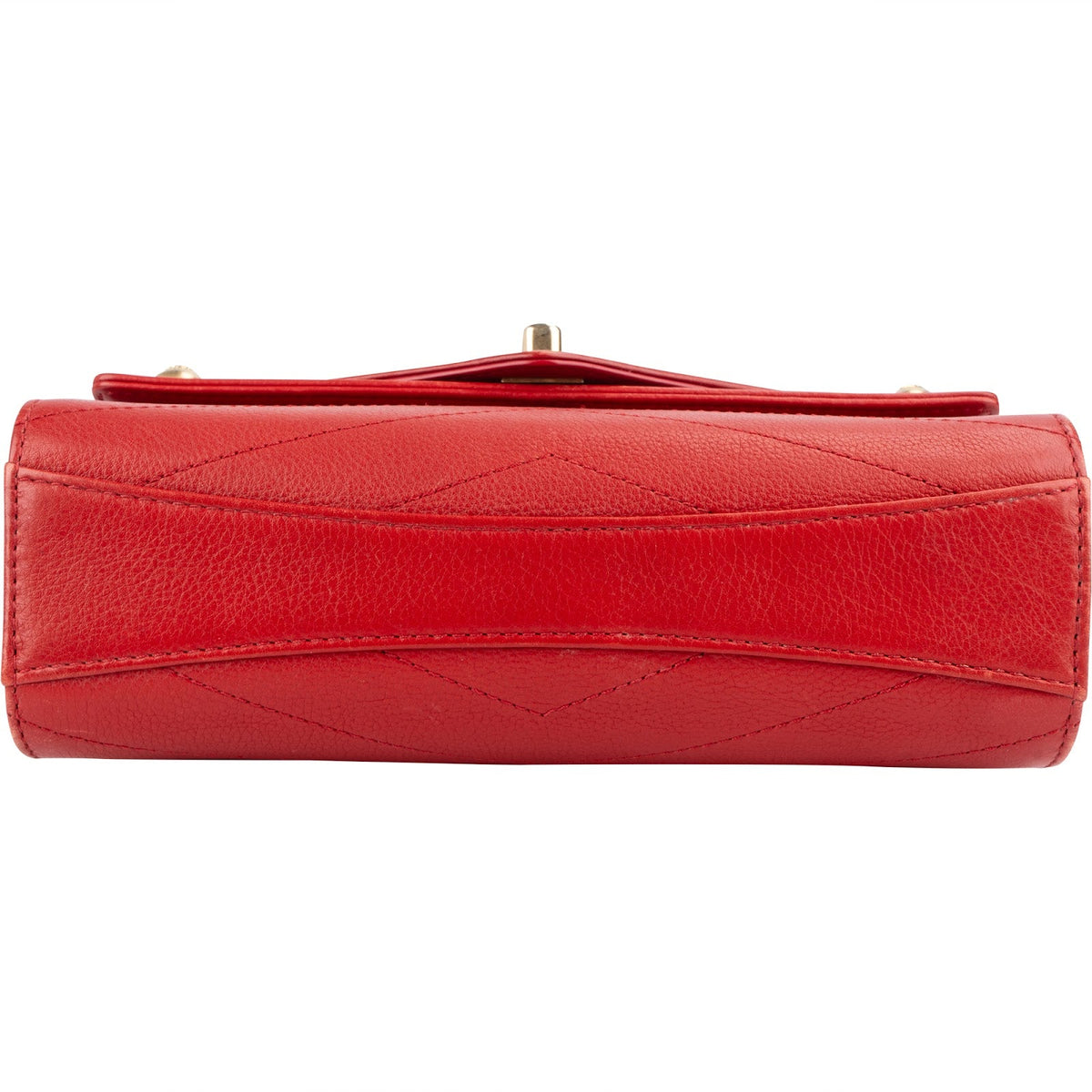 Chanel Envelope Double Flap aus Chevron-Leder – Ansicht 7