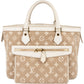 Louis Vuitton Monogram Denim Sabbia Cabas MM Handbag