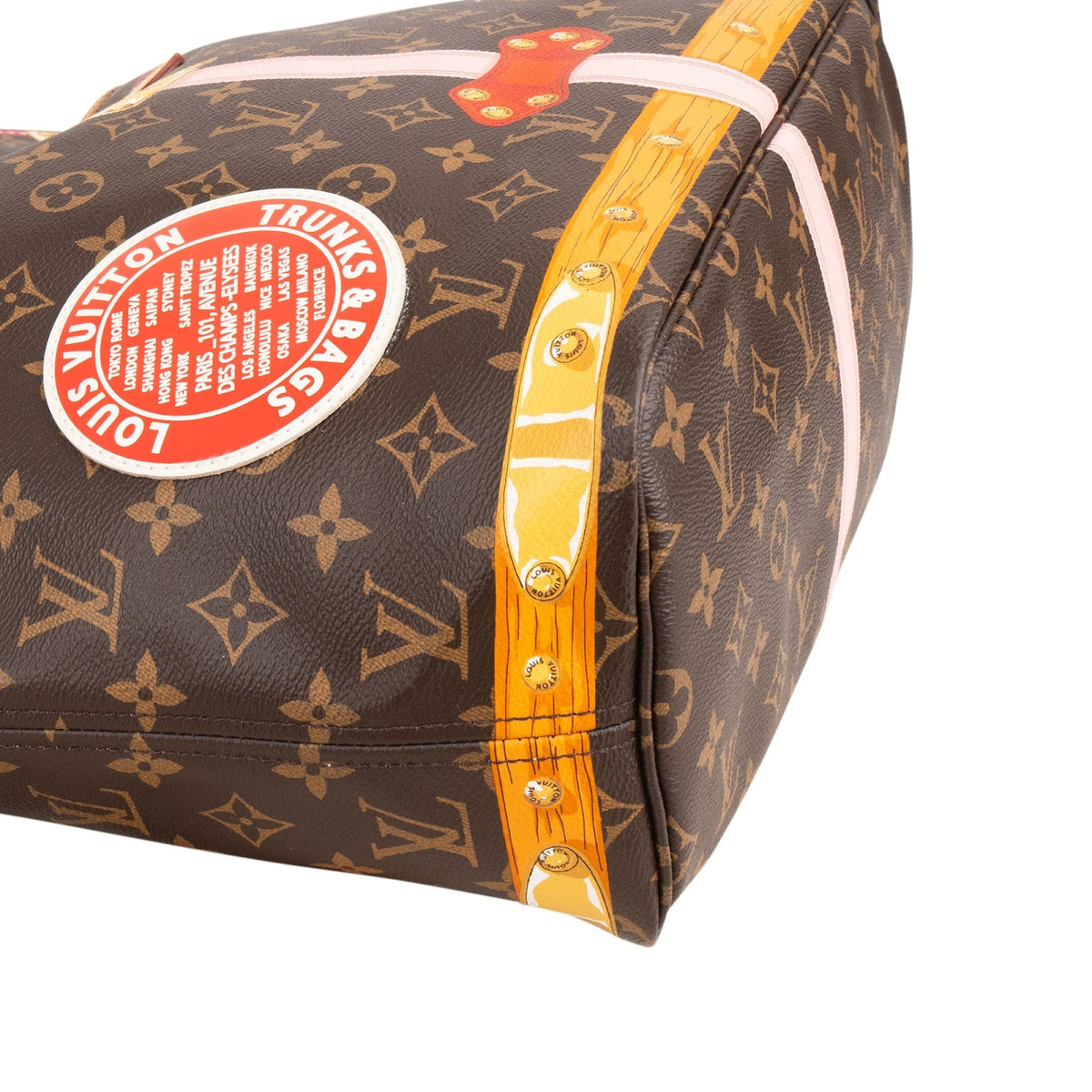 Louis Vuitton Monogram Canvas Summer Trunks Neverfull MM Shoulder Bag