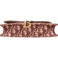 Christian Dior Trotter Monogram Canvas Saddle Wallet On Chain Crossbody Bag