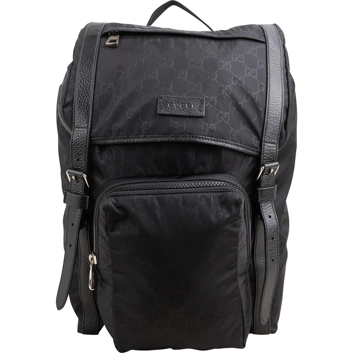 Gucci Backpack aus GG Nylon – Vorderansicht