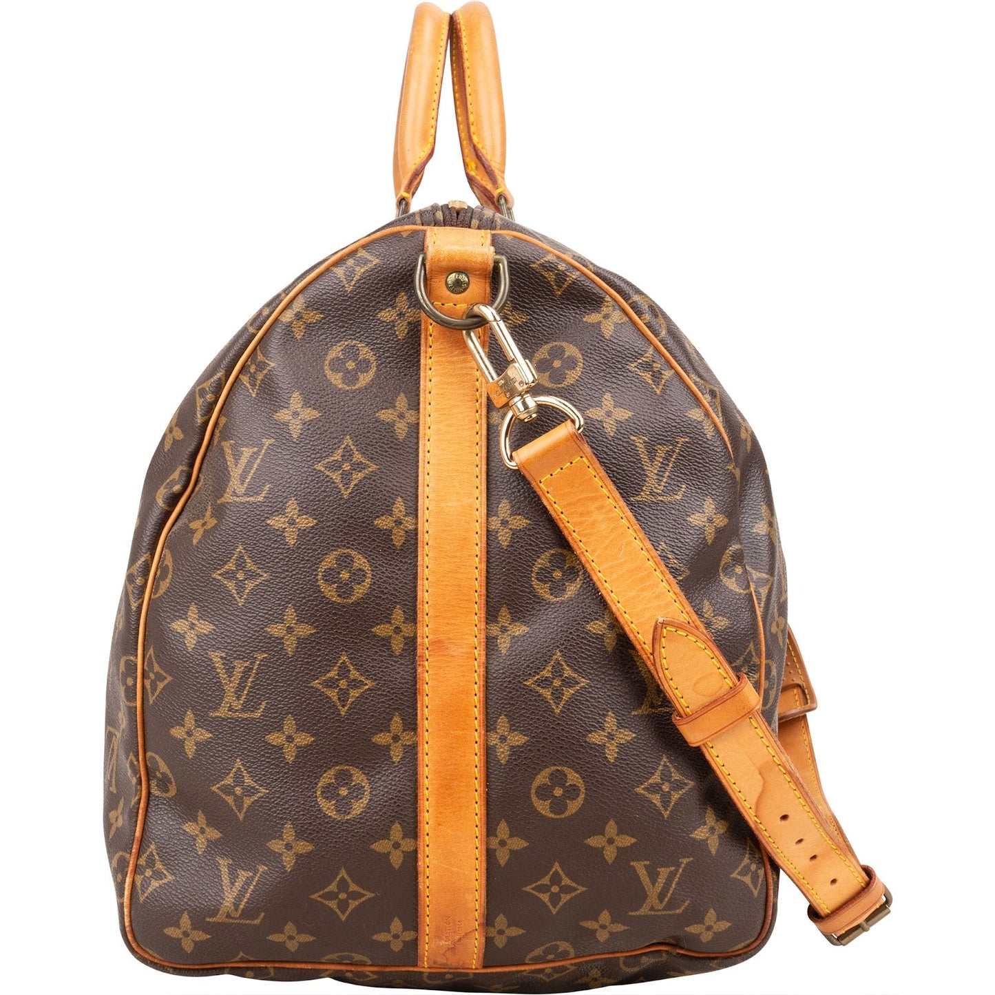Louis Vuitton Monogram Canvas Keepall 55 Bandoulière Travel Bag