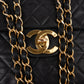 Chanel Quilted Lambskin 24K Gold Maxi Single Flap Crossbody Bag