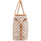 Louis Vuitton Monogram Damier Azur Canvas Neverfull MM Shoulder Bag