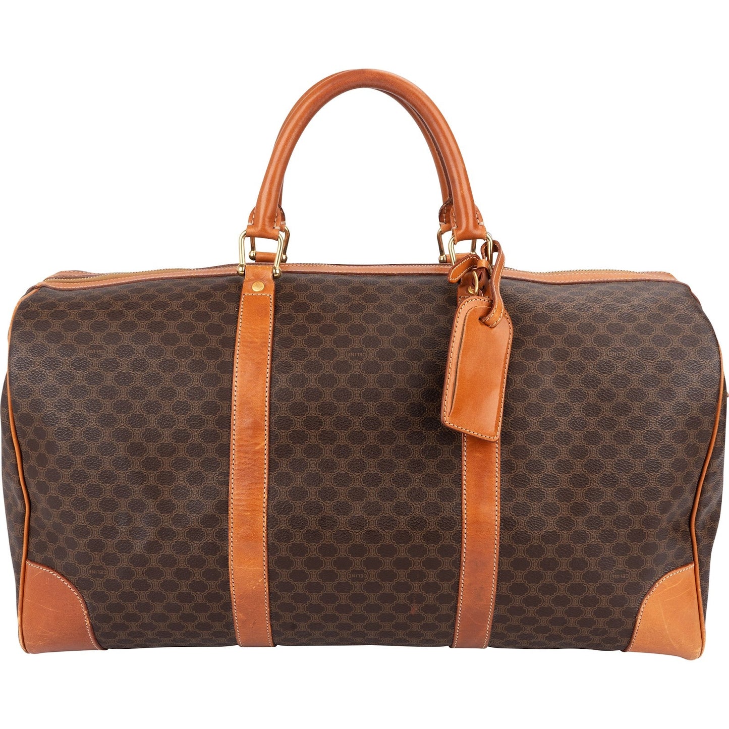 Celine Macadam Monogram 50 Boston Travel Bag