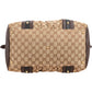 Gucci Monogram GG Canvas Interlocking G Soft Boston 35 Handbag