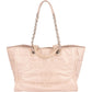 Chanel Rose Leather Shopper Deauville Shoulder Bag