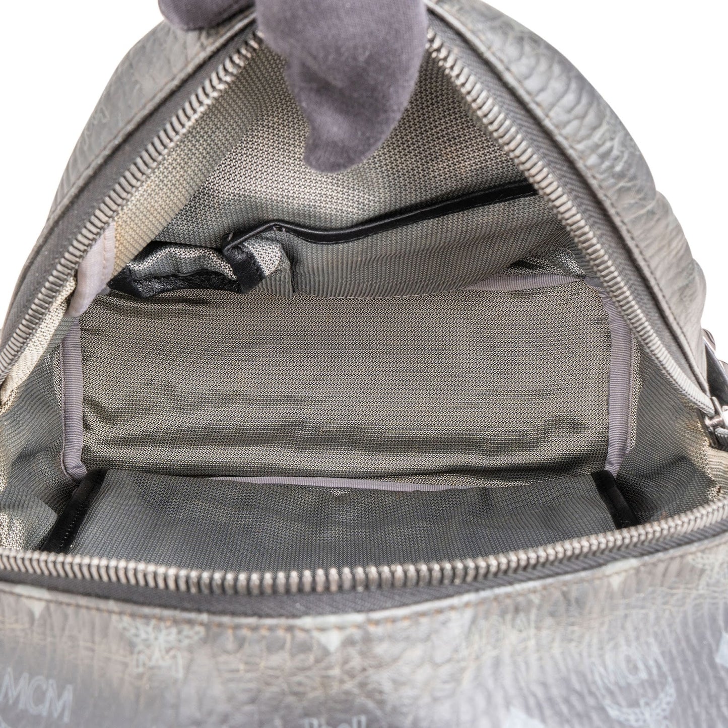 MCM Monogram Visetos Stark Side Studs Mini Backpack