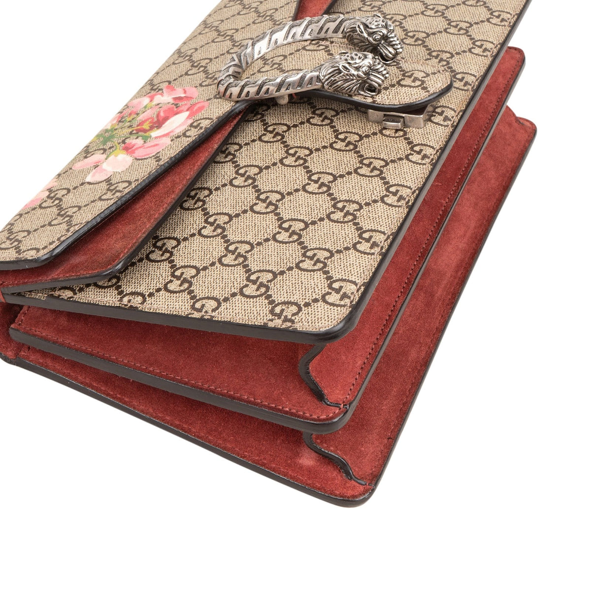 Gucci Monogram GG Supreme Floral Print Dionysus Shoulder Bag