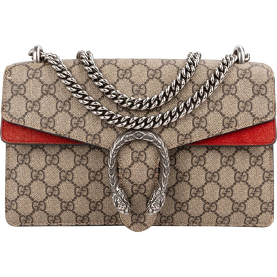 Gucci Monogram GG Supreme Canvas Dionysus Shoulder Bag