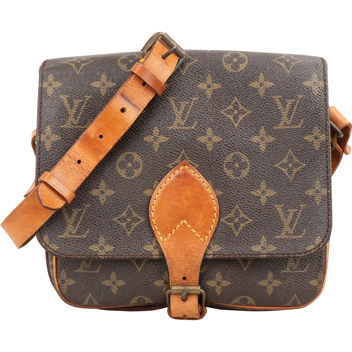 Louis Vuitton Monogram Canvas Cartouchiere MM Crossbody Bag