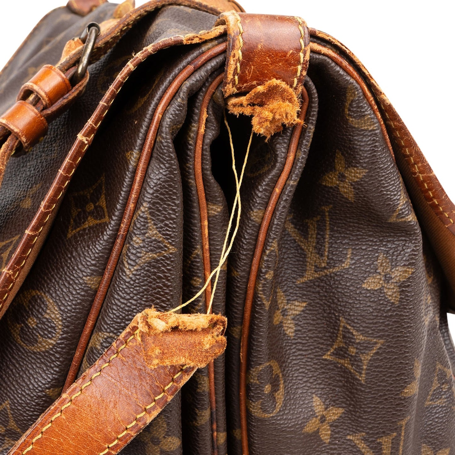 Louis Vuitton Monogram Canvas Saumur 35 Crossbody Bag
