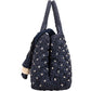 Prada Woven Raffia Polka-Dot Tote Shoulder Handbag