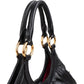 Miu Miu Vitello Lux Leather Pleated Hobo Handbag