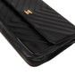 Chanel Chevron Lambskin 24K Gold Single Flap Shoulder Bag