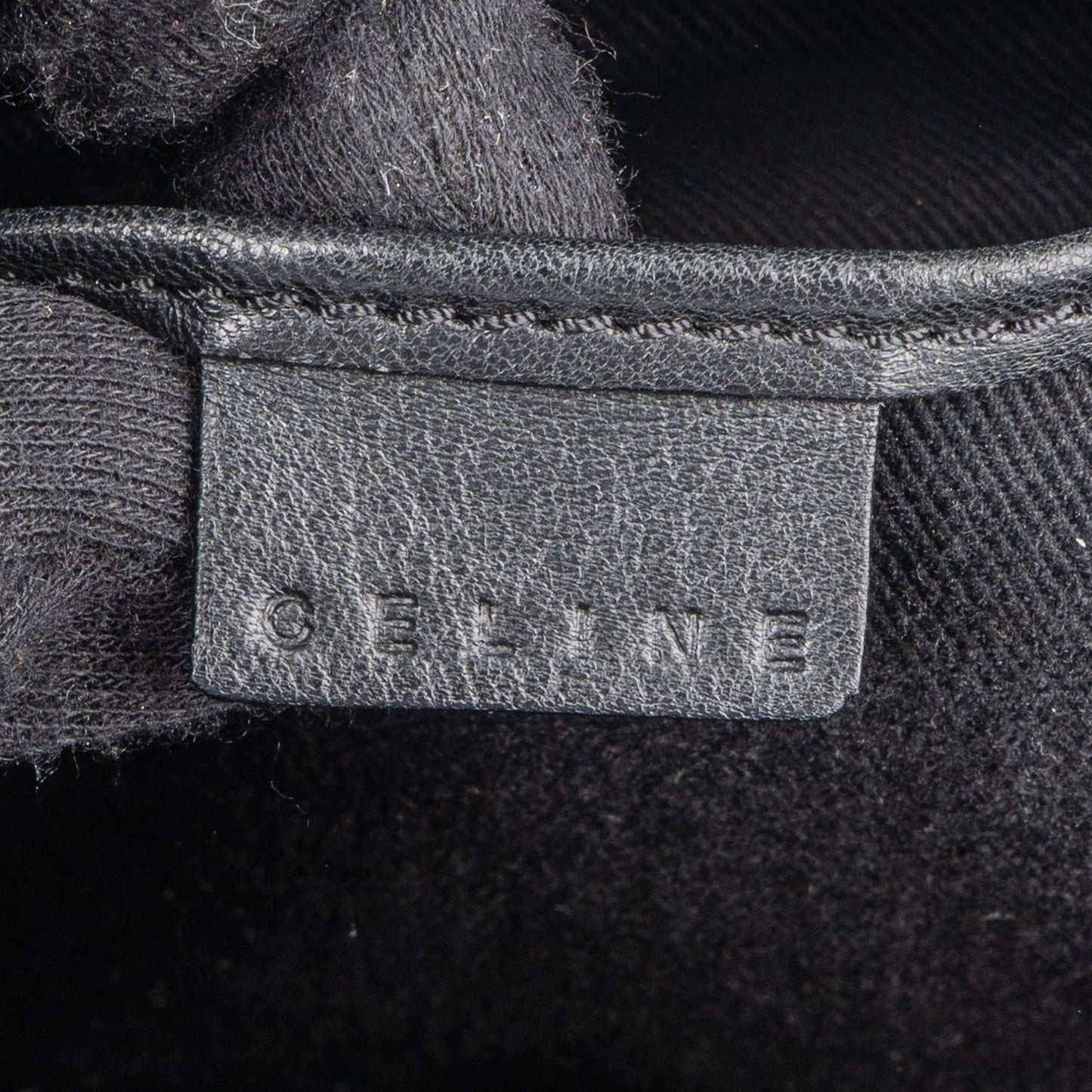 Celine Black Macadam Nylon Boston Shoulder Bag