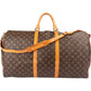 Louis Vuitton Monogram Canvas Keepall 60 Bandoulière Travel Bag