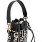 Fendi Monogram FF Mini Mon Tresor Bucket Shoulder Bag